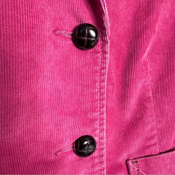 Gap | Stretch Pink 2 Button Corduroy Blazer Y2K Size 2 - Picture 8 of 11